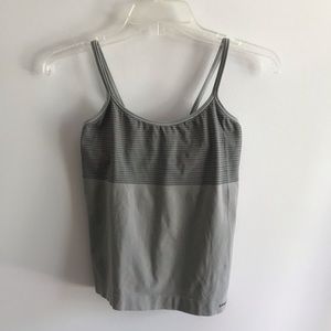 Grey with black stripes tank top / Patagonia